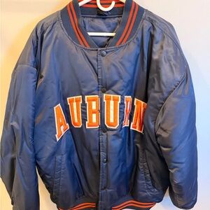 Auburn Blue and Orange Varsity Jacket
